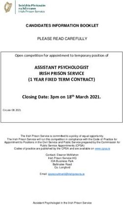 ASSISTANT PSYCHOLOGIST IRISH PRISON SERVICE (1 YEAR FIXED TERM CONTRACT)