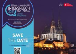 SAVE THE DATE www.interspeech2021.org - INTERSPEECH 2021