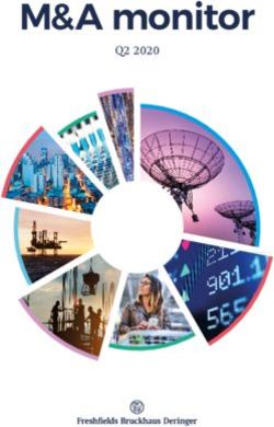 M&A monitor Q2 2020 - Freshfields Bruckhaus Deringer