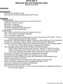 World War II Discovery Box and Guidebook Index - Shiloh Museum of Ozark History