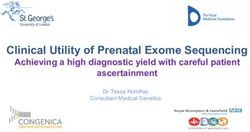 Clinical Utility of Prenatal Exome Sequencing - Achieving a high diagnostic yield with careful patient ascertainment - Congenica