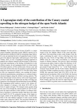 A Lagrangian study of the contribution of the Canary coastal upwelling to the nitrogen budget of the open North Atlantic - Biogeosciences