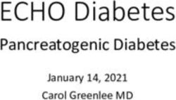 ECHO Diabetes Pancreatogenic Diabetes - January 14, 2021 Carol Greenlee MD - Indian Country ECHO