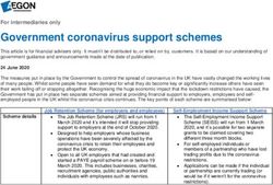 Government coronavirus support schemes - Aegon