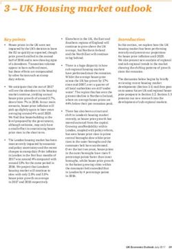 3 UK HOUSING MARKET OUTLOOK - PWC
