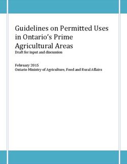 Guidelines on Permitted Uses in Ontario's Prime Agricultural Areas - Draft for input and discussion February 2015 Ontario Ministry of Agriculture ...