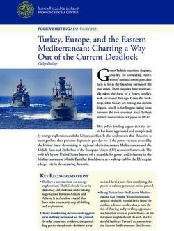 Turkey, Europe, and the Eastern Mediterranean: Charting a Way Out of the Current Deadlock - Brookings ...