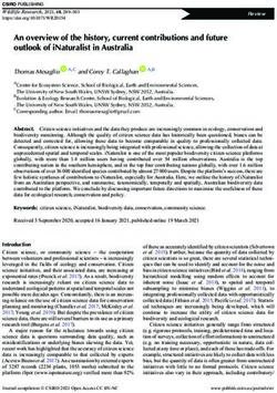 An overview of the history, current contributions and future outlook of iNaturalist in Australia