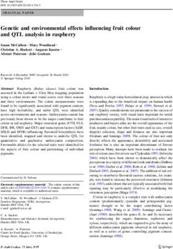 Genetic and environmental effects influencing fruit colour and QTL analysis in raspberry