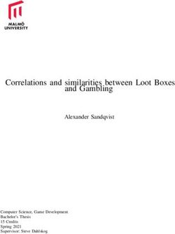 Correlations and similarities between Loot Boxes and Gambling - Alexander Sandqvist