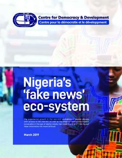 Nigeria's 'fake news' eco-system - Centre for Democracy and Development