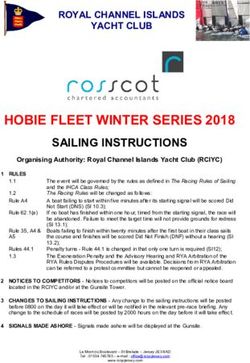 HOBIE FLEET WINTER SERIES 2018 - SAILING INSTRUCTIONS - Royal Channel ...