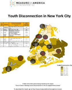 Youth Disconnection in New York City - A New York metro area closeup based on the report "One in Seven: Ranking Youth Disconnection in the 25 ...