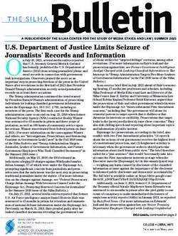 U.S. Department of Justice Limits Seizure of - Digital ...