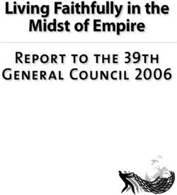 Report to the 39th General Council 2006 - Living Faithfully in the Midst of Empire
