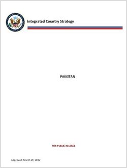 Integrated Country Strategy - PAKISTAN - FOR PUBLIC RELEASE - Department of State