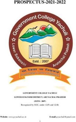 PROSPECTUS-2021-2022 - Government College Yachuli