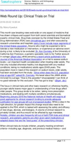 Web Round Up: Clinical Trials on Trial - Somatosphere