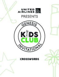CROSSWORDS - The Genesis Invitational