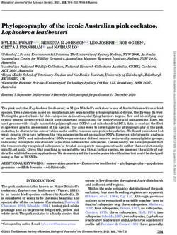 Phylogeography of the iconic Australian pink cockatoo, Lophochroa leadbeateri