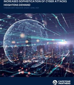 INCREASED SOPHISTICATION OF CYBER ATTACKS HEIGHTENS DEMAND - CYBERSECURITY INDUSTRY UPDATE | APRIL 2021