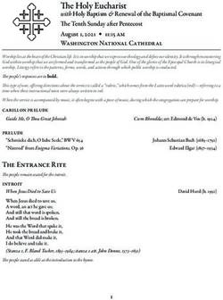 The Holy Eucharist - National Cathedral