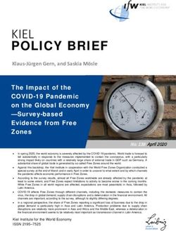KIEL POLICY BRIEF Klaus-Jürgen Gern, and Saskia Mösle - Kiel Institute for the World Economy