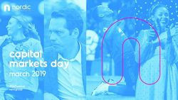 Capital markets day march 2019 - #bethebeat nentgroup - Nordic entertainment group