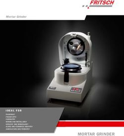 MORTAR GRINDER - Mortar Grinder - IDEAL FOR - Idium AS