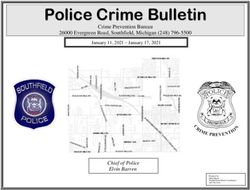 PPoolliiccee CCrriimmee BBuulllleettiinn - Crime Prevention Bureau 26000 Evergreen Road, Southfield, Michigan (248) 796-5500 - City of ...