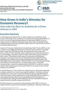 How Green Is India's Stimulus for Economic Recovery? - IEEFA