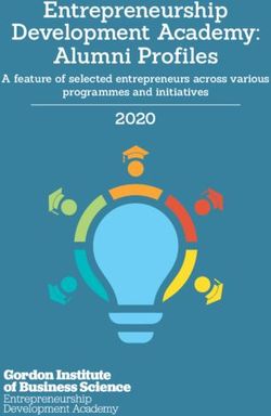 Entrepreneurship Development Academy: Alumni Profiles - programmes and initiatives - Gibs