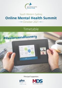 IenceandRecovery l #Resi - Online Mental Health Summit October 2021 - South Western Sydney Recovery College