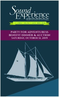 PARTY FOR ADVENTURESS BENEFIT DINNER & AUCTION - SATURDAY, OCTOBER 12, 2019