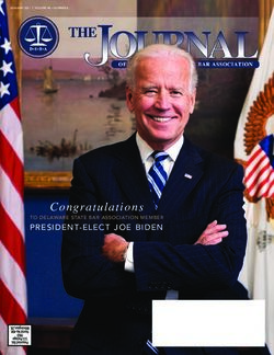 Congratulations PRESIDENT-ELECT JOE BIDEN - TO DELAWARE STATE BAR ASSOCIATION MEMBER