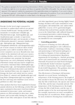 CHAPTER 5: Parasites - FDA