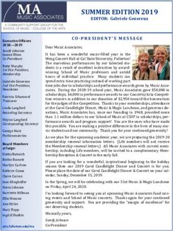 SUMMER EDITION 2019 - Cal State Fullerton