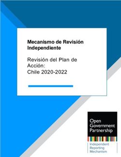 Mecanismo de Revisión Independiente - Revisión del Plan de Acción: Chile 2020-2022 - Open Government Partnership