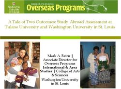 A Tale of Two Outcomes: Study Abroad Assessment at Tulane University and Washington University in St. Louis