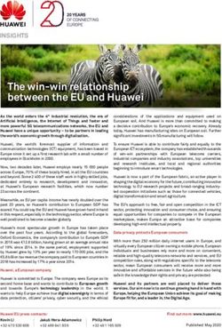The win-win relationship between the EU and Huawei