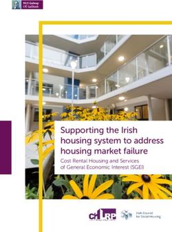 Supporting the Irish housing system to address housing market failure - Cost Rental Housing and Services of General Economic Interest (SGEI) - NUI ...