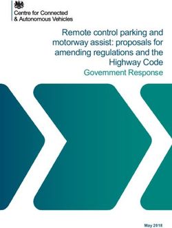 Remote control parking and motorway assist: proposals for amending regulations and the Highway Code Government Response