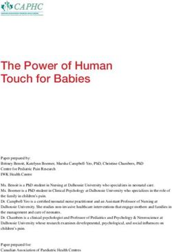 The Power of Human Touch for Babies