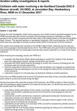 Aviation safety investigations & reports Collision with water involving a de Havilland Canada DHC-2 Beaver aircraft, VH NOO, at Jerusalem Bay ...