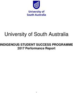 University of South Australia - INDIGENOUS STUDENT SUCCESS PROGRAMME 2017 Performance Report