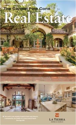 Real Estate SECTION RE n April 30-May 6, 2021 - n This week's cover property, located in Santa Lucia Preserve, The Carmel ...