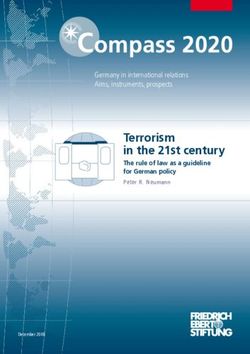 Terrorism in the 21st century - The rule of law as a guideline for German policy Peter R. Neumann - Bibliothek der Friedrich-Ebert ...
