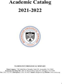 Academic Catalog 2021-2022 - Washington Theological ...