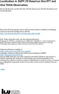 Localization in 3GPP LTE Based on One RTT and One TDOA Observation - Unpaywall