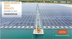 NINE-MONTH 2019 RESULTS - NOVEMBER 14TH 2019 PRESENTATION - Bouygues